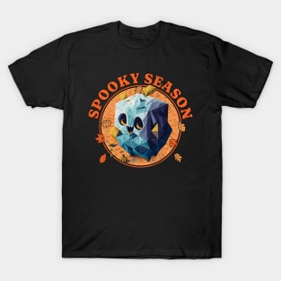 Spooky Season abstract Halloween Ghost T-Shirt